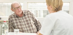 consultation between patient and nurse